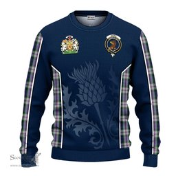 ScotsTee Shop Scottish Baird Dress Clan Scottish Crest and Scottish Thistle Sport Tartan Sweatshirt