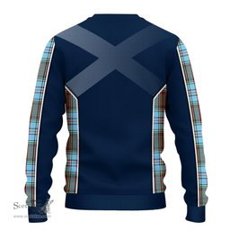 ScotsTee Shop Scottish Anderson Ancient Clan Scottish Crest and Scottish Thistle Sport Tartan Sweatshirt