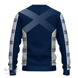 ScotsTee Shop Scottish Bell Clan Scottish Crest and Scottish Thistle Sport Tartan Sweatshirt