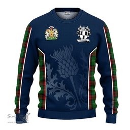 ScotsTee Shop Scottish Blackstock Hunting Clan Scottish Crest and Scottish Thistle Sport Tartan Sweatshirt