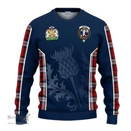 ScotsTee Shop Scottish Brodie Dress Clan Scottish Crest and Scottish Thistle Sport Tartan Sweatshirt