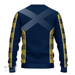 ScotsTee Shop Scottish Barclay Dress Clan Scottish Crest and Scottish Thistle Sport Tartan Sweatshirt