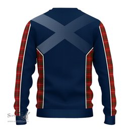 ScotsTee Shop Scottish Bruce Clan Scottish Crest and Scottish Thistle Sport Tartan Sweatshirt