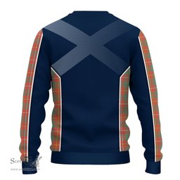 ScotsTee Shop Scottish Bruce Ancient Clan Scottish Crest and Scottish Thistle Sport Tartan Sweatshirt