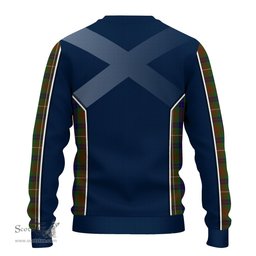 ScotsTee Shop Scottish Fraser Hunting Clan Scottish Crest and Scottish Thistle Sport Tartan Sweatshirt