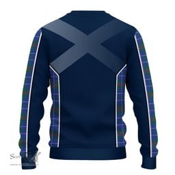 ScotsTee Shop Scottish Edmonstone Clan Scottish Crest and Scottish Thistle Sport Tartan Sweatshirt