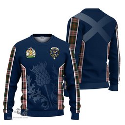 ScotsTee Shop Scottish Carnegie Dress Clan Scottish Crest and Scottish Thistle Sport Tartan Sweatshirt