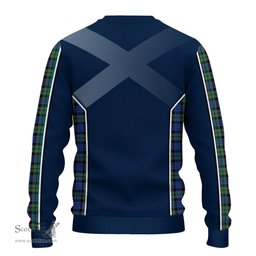 ScotsTee Shop Scottish Fletcher Ancient Clan Scottish Crest and Scottish Thistle Sport Tartan Sweatshirt