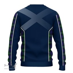 ScotsTee Shop Scottish Forbes Clan Scottish Crest and Scottish Thistle Sport Tartan Sweatshirt