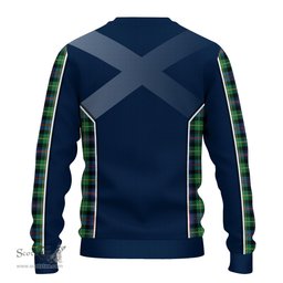 ScotsTee Shop Scottish Farquharson Ancient Clan Scottish Crest and Scottish Thistle Sport Tartan Sweatshirt