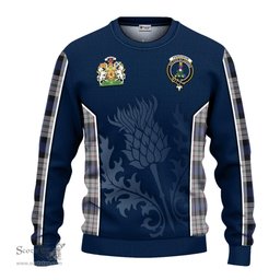 ScotsTee Shop Scottish Ferguson Dress Clan Scottish Crest and Scottish Thistle Sport Tartan Sweatshirt