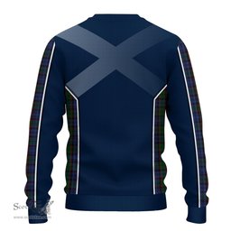 ScotsTee Shop Scottish Fletcher Clan Scottish Crest and Scottish Thistle Sport Tartan Sweatshirt