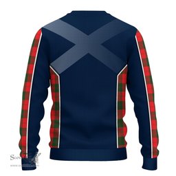 ScotsTee Shop Scottish Erskine Modern Clan Scottish Crest and Scottish Thistle Sport Tartan Sweatshirt
