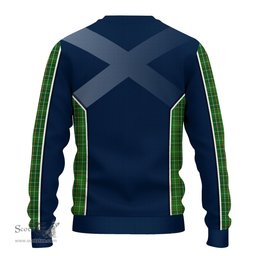 ScotsTee Shop Scottish Forrester or Foster Hunting Clan Scottish Crest and Scottish Thistle Sport Tartan Sweatshirt