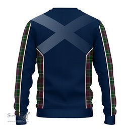 ScotsTee Shop Scottish Crosbie Clan Scottish Crest and Scottish Thistle Sport Tartan Sweatshirt
