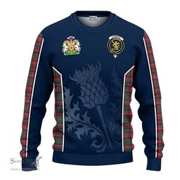 ScotsTee Shop Scottish Cumming Hunting Modern Clan Scottish Crest and Scottish Thistle Sport Tartan Sweatshirt