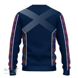 ScotsTee Shop Scottish Chisholm Hunting Modern Clan Scottish Crest and Scottish Thistle Sport Tartan Sweatshirt