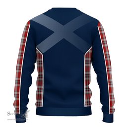 ScotsTee Shop Scottish Drummond of Perth Dress Clan Scottish Crest and Scottish Thistle Sport Tartan Sweatshirt