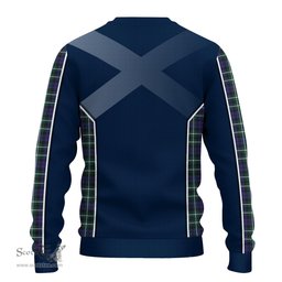 ScotsTee Shop Scottish Graham of Montrose Modern Clan Scottish Crest and Scottish Thistle Sport Tartan Sweatshirt