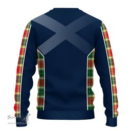 ScotsTee Shop Scottish Gibsone (Gibson-Gibbs) Clan Scottish Crest and Scottish Thistle Sport Tartan Sweatshirt