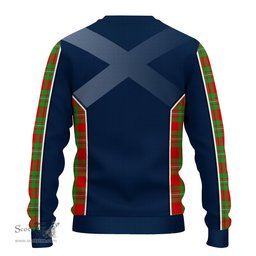 ScotsTee Shop Scottish Grierson Clan Scottish Crest and Scottish Thistle Sport Tartan Sweatshirt