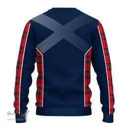 ScotsTee Shop Scottish MacGillivray Modern Clan Scottish Crest and Scottish Thistle Sport Tartan Sweatshirt