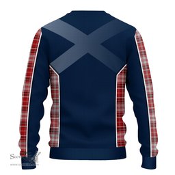ScotsTee Shop Scottish MacDougall Dress Clan Scottish Crest and Scottish Thistle Sport Tartan Sweatshirt