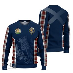 ScotsTee Shop Scottish MacFie Dress Clan Scottish Crest and Scottish Thistle Sport Tartan Sweatshirt
