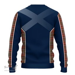 ScotsTee Shop Scottish MacIntosh Hunting Weathered Clan Scottish Crest and Scottish Thistle Sport Tartan Sweatshirt