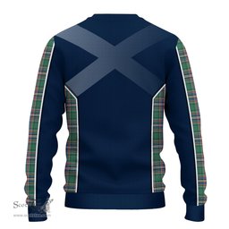 ScotsTee Shop Scottish MacFarlane Hunting Ancient Clan Scottish Crest and Scottish Thistle Sport Tartan Sweatshirt