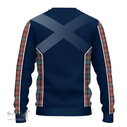 ScotsTee Shop Scottish Hannay Dress Clan Scottish Crest and Scottish Thistle Sport Tartan Sweatshirt