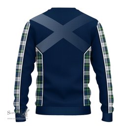 ScotsTee Shop Scottish Gordon Dress Ancient Clan Scottish Crest and Scottish Thistle Sport Tartan Sweatshirt