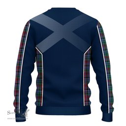 ScotsTee Shop Scottish Gordon Red Clan Scottish Crest and Scottish Thistle Sport Tartan Sweatshirt