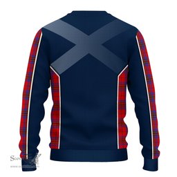 ScotsTee Shop Scottish Leslie Modern Clan Scottish Crest and Scottish Thistle Sport Tartan Sweatshirt