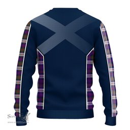 ScotsTee Shop Scottish MacDonald Dress Modern Clan Scottish Crest and Scottish Thistle Sport Tartan Sweatshirt