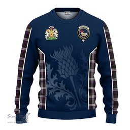 ScotsTee Shop Scottish MacDonald Dress Clan Scottish Crest and Scottish Thistle Sport Tartan Sweatshirt