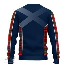 ScotsTee Shop Scottish Innes Modern Clan Scottish Crest and Scottish Thistle Sport Tartan Sweatshirt