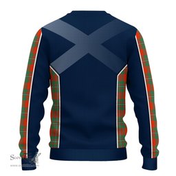 ScotsTee Shop Scottish MacGregor Ancient Clan Scottish Crest and Scottish Thistle Sport Tartan Sweatshirt