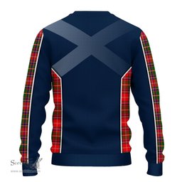 ScotsTee Shop Scottish Somerville Modern Clan Scottish Crest and Scottish Thistle Sport Tartan Sweatshirt