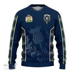 ScotsTee Shop Scottish Murray of Atholl Dress Clan Scottish Crest and Scottish Thistle Sport Tartan Sweatshirt