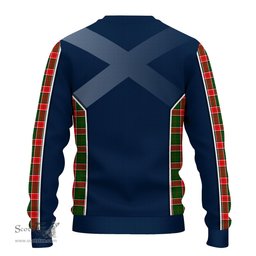 ScotsTee Shop Scottish Pollock Modern Clan Scottish Crest and Scottish Thistle Sport Tartan Sweatshirt