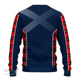 ScotsTee Shop Scottish Ramsay Modern Clan Scottish Crest and Scottish Thistle Sport Tartan Sweatshirt