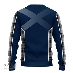 ScotsTee Shop Scottish MacRae Dress Clan Scottish Crest and Scottish Thistle Sport Tartan Sweatshirt