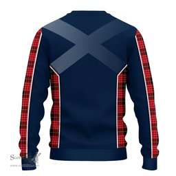 ScotsTee Shop Scottish MacQueen Modern Clan Scottish Crest and Scottish Thistle Sport Tartan Sweatshirt