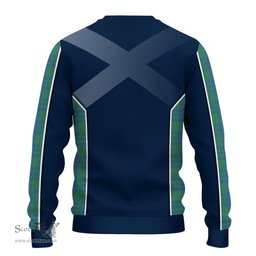 ScotsTee Shop Scottish Montgomery Ancient Clan Scottish Crest and Scottish Thistle Sport Tartan Sweatshirt