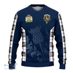 ScotsTee Shop Scottish MacPherson Dress Modern Clan Scottish Crest and Scottish Thistle Sport Tartan Sweatshirt