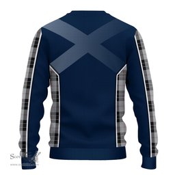 ScotsTee Shop Scottish MacPherson Dress Clan Scottish Crest and Scottish Thistle Sport Tartan Sweatshirt