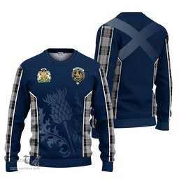 ScotsTee Shop Scottish MacPherson Dress Clan Scottish Crest and Scottish Thistle Sport Tartan Sweatshirt
