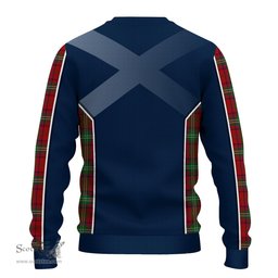 ScotsTee Shop Scottish Seton Clan Scottish Crest and Scottish Thistle Sport Tartan Sweatshirt