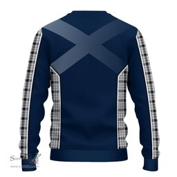 ScotsTee Shop Scottish Wallace Dress Clan Scottish Crest and Scottish Thistle Sport Tartan Sweatshirt